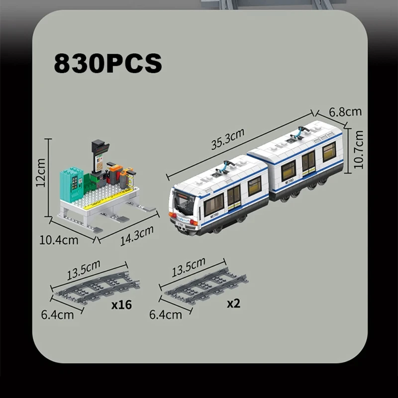 Конструктор железнодорожный и поезд