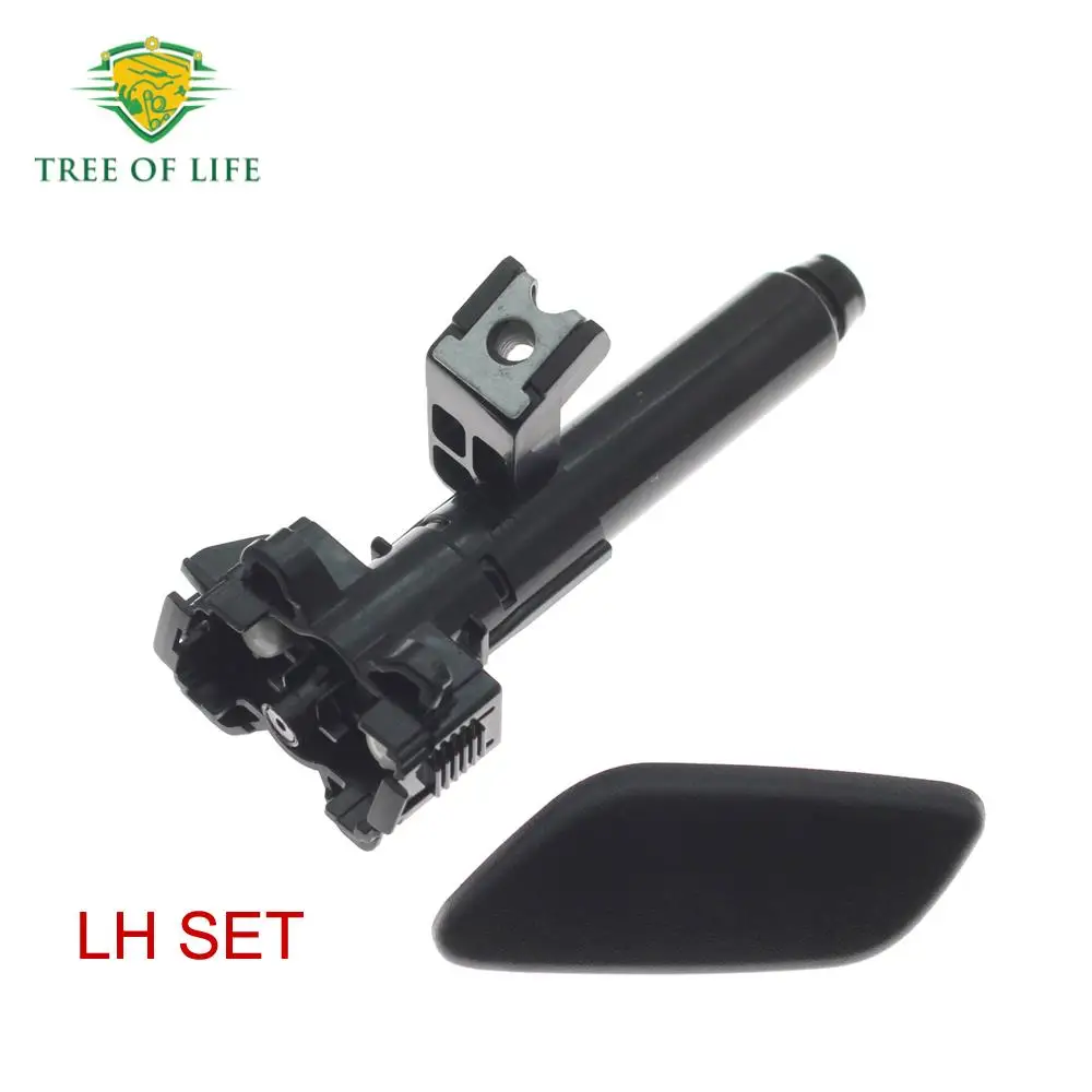 Для Toyota Hilux 2015 2016 2017 2018 + омыватель передних фар, распылитель, насос, крышка фары, неокрашенная, левая и правая