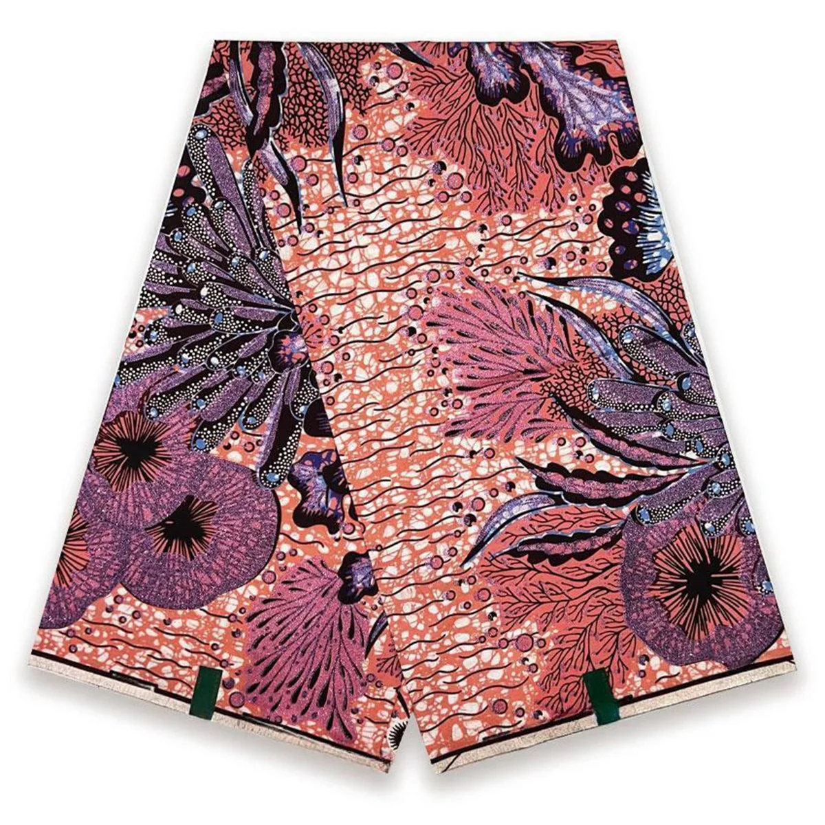 Fashion Print African New Fashion Anakra 100% Cotton African Wax Fabric Nigerian Ghana Kitenge Dashiki Real Wax Fabric 6 yards
