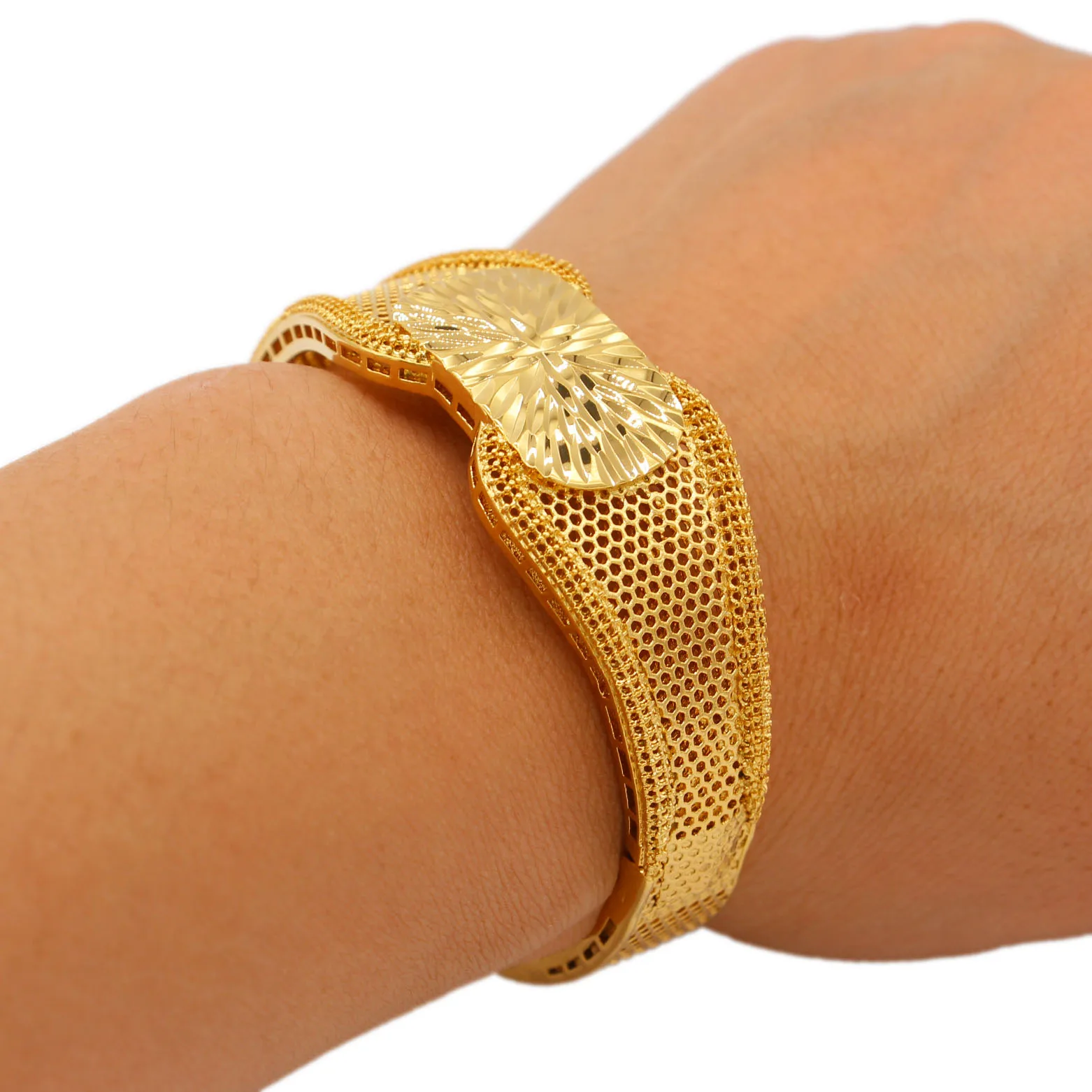 

Adixyn 1-2 шт., Дубайский Золотой Браслет-манжета для женщин и мужчин, Африканский браслет, эфиопская бижутерия, свадебные подарки для невесты, вечеривечерние N08116