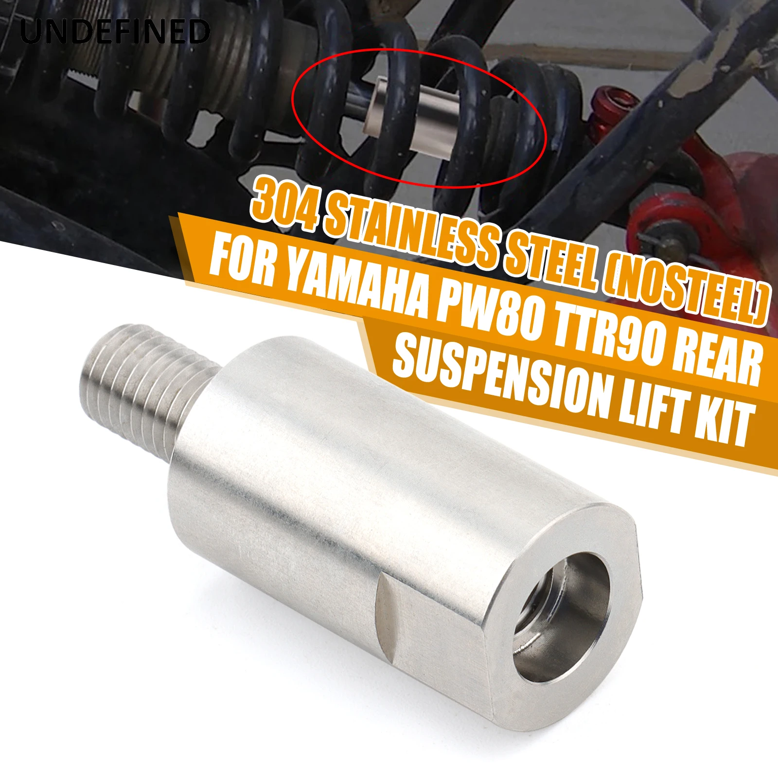 

Rear Shock Extender for Yamaha PW80 Y-Zinger 1983-2023 TTR90 99-2023 Suspension Lift Kit Stainless Steel Motorcycle Accessories