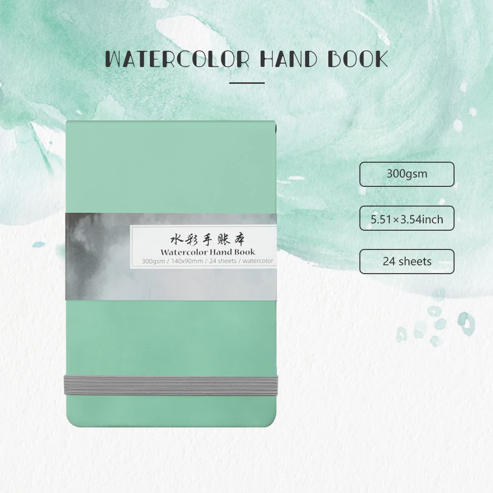 

Бумага для рисования SeamiArt, двухцветная, маленькая и большая, 300 г/м2, 24 листа, для акварели, акрила, маркера