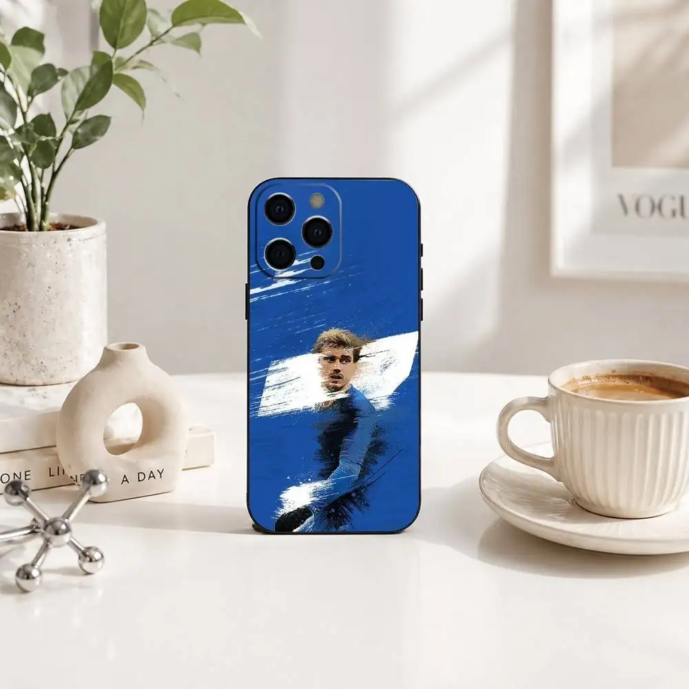 Фото Чехол для телефона F-Football star A-Antoine Griezmann, силиконовый, мягкий, для iPhone 17 16 15 14 13 12 11 X XR Plus Pro Max Plus №4