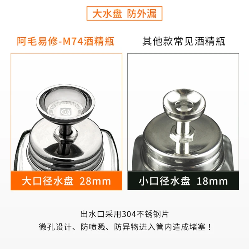 Стеклянная бутылка для жидкости AMAOE 200 мл