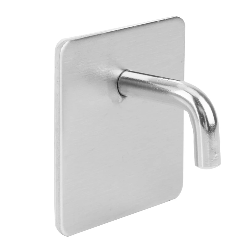

Одинарный крючок из нержавеющей стали, перфорированный крючок для хранения пальто в ванной комнате, настенный крючок для полотенец, кухонный крючок