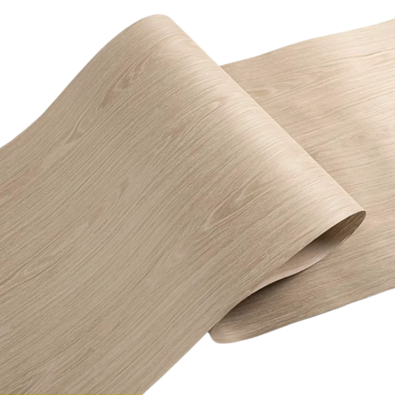 Реконструированный отбеленный деревянный шпон из белого дуба E.V. 60x250 см толщина 0