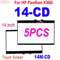 5pcs 14 touch digitizer for hp pavilion x360 14 cd 14cd 14 cd series touch screen digitizer 14m cd touch panel replacement
