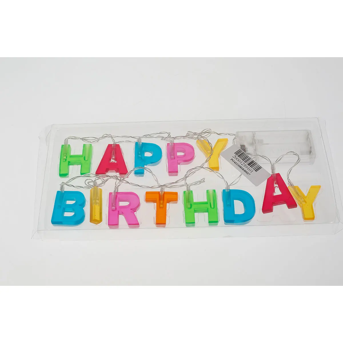 

Светодиодная гирлянда с надписью «Happy Birthday», 6,5 футов