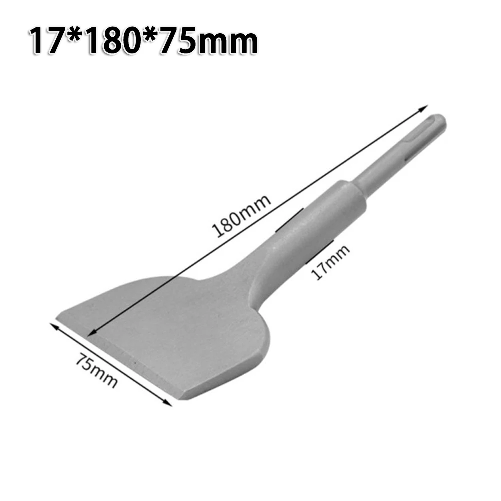 

Manual Tool Tile Chisel 15 Degrees Cemented Carbide Dia:10mm L:180mm W:75mm High Quality Professional 2022 NEW