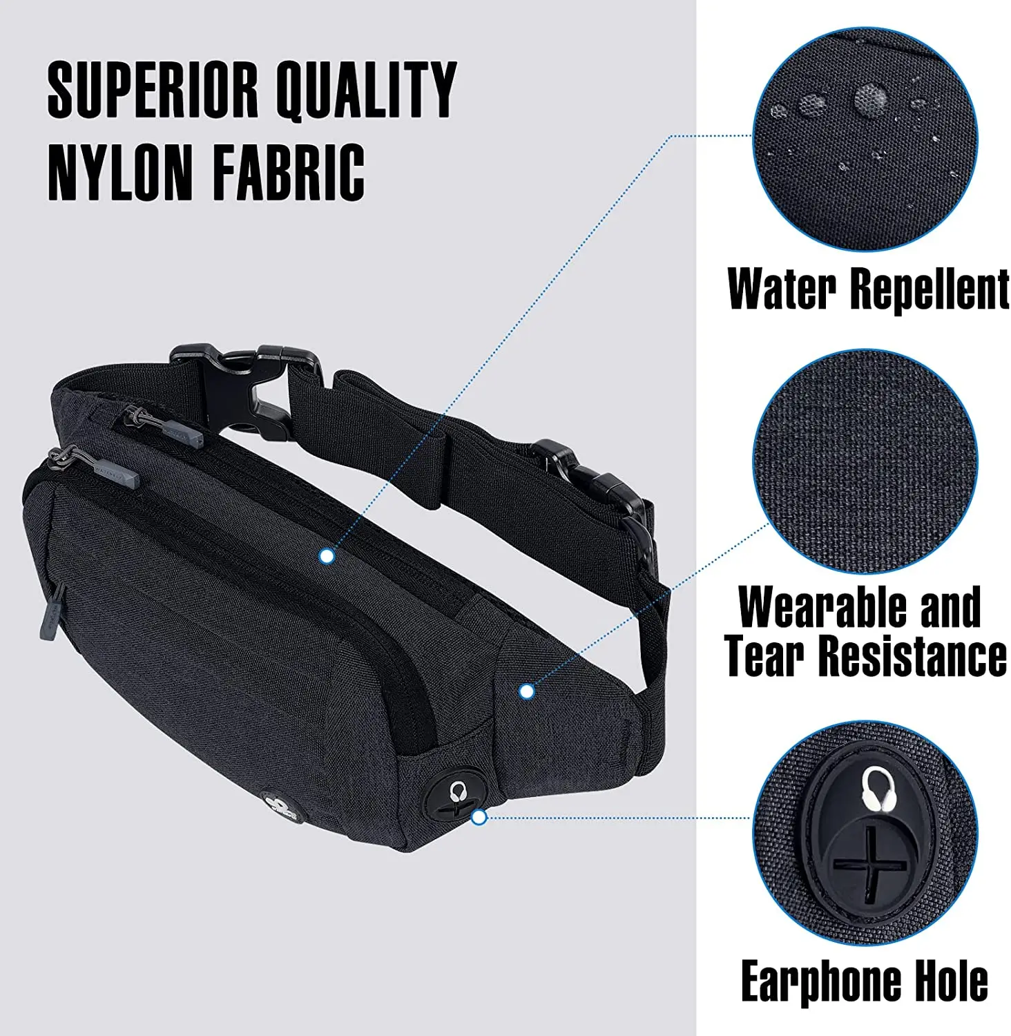 Runners Small Waist Bag, Waist Bag, Running Waist Bag Phanny Waist Bag, Sport Slim Fashion For Jogging Hiking Women Men