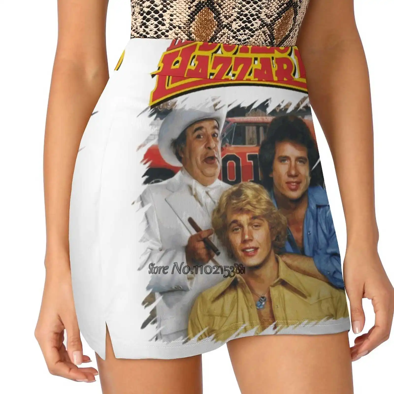 

Actors S-4Xl Tennis Skirts Golf Fitness Athletic Shorts Skirt With Phone Pocket Dukes Of Hazzard Movies Films Ladies Short