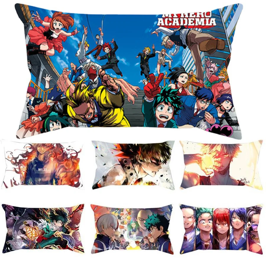 Наволочка с принтом Моя геройская Академия 50x30 см |