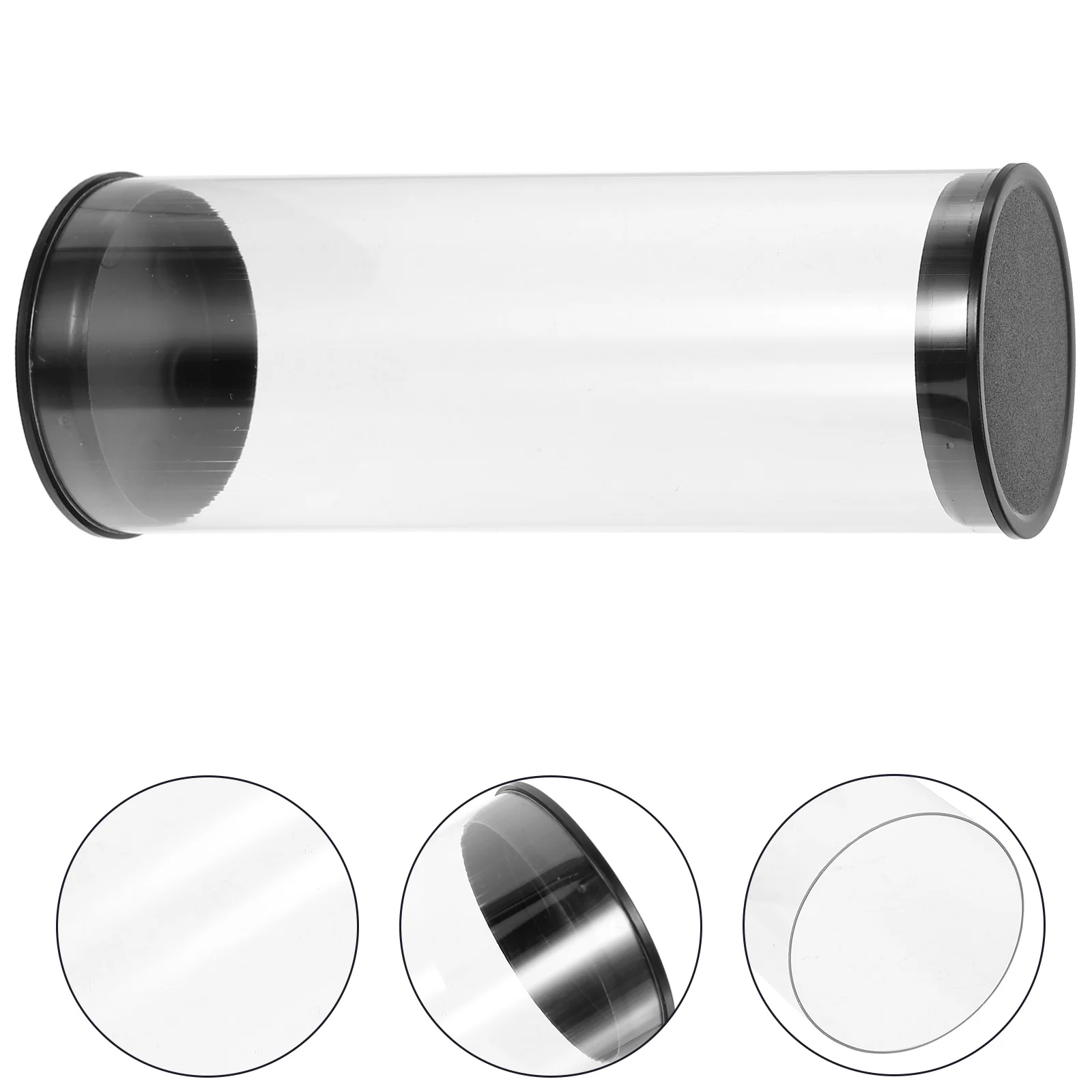 

Suitcases Golfs Organizers Plastic Tube Clear Tubes Caps Ball Golfing Holder Display