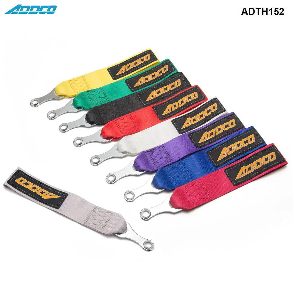 

ADDCO Jdm Гоночный Универсальный передний и задний буксировочный ремень/буксировочный крюк