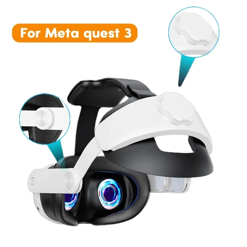 

Ergonomic Head Strap for Meta Quest 3 Convenient & Stable Head Strap Accessories Elevates Gaming Adventures Enhanced Comfort