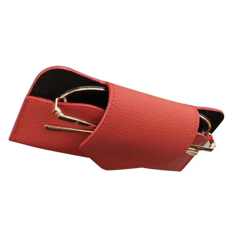 

Clip On Sunglasses Case For Car Universal Auto Eyeglasses Box Vehicle Visor Accessories Glasses Protective Storage Case With