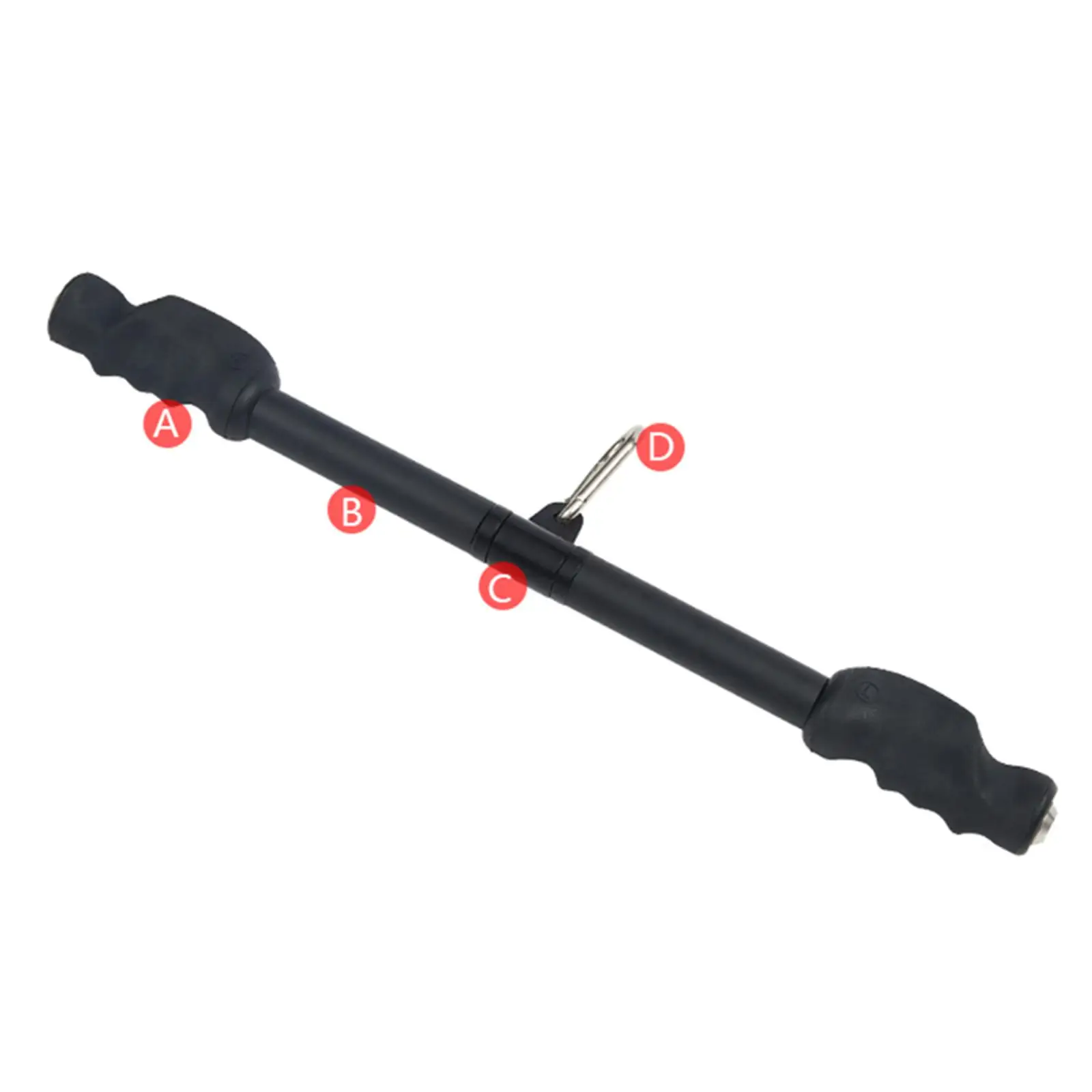 Тянущийся трос LAT для тренировки мышц плеч с D-образной ручкой упражнений система