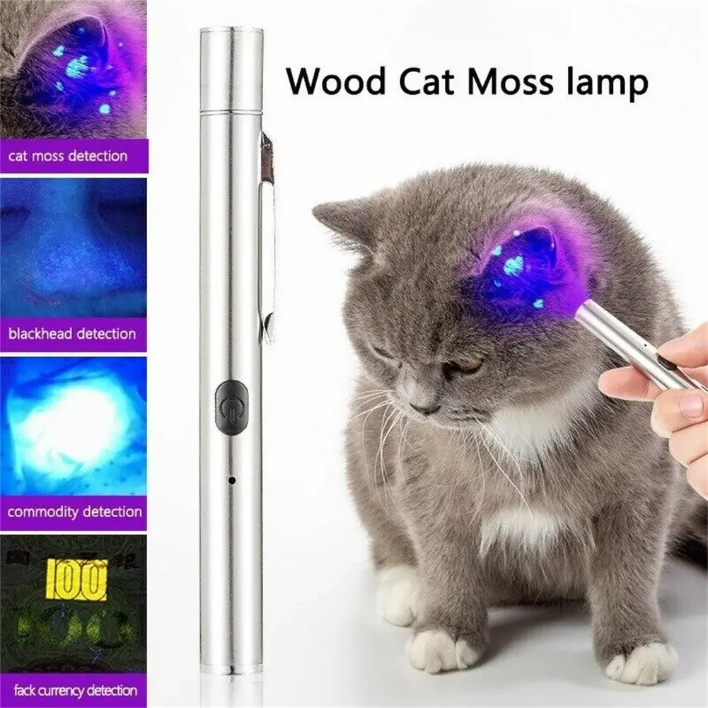 

Rechargeable Lamp Pet Usb Light Professional Moss Detection Steel 5w Waterproof Fungus Stainless Cat 365uv