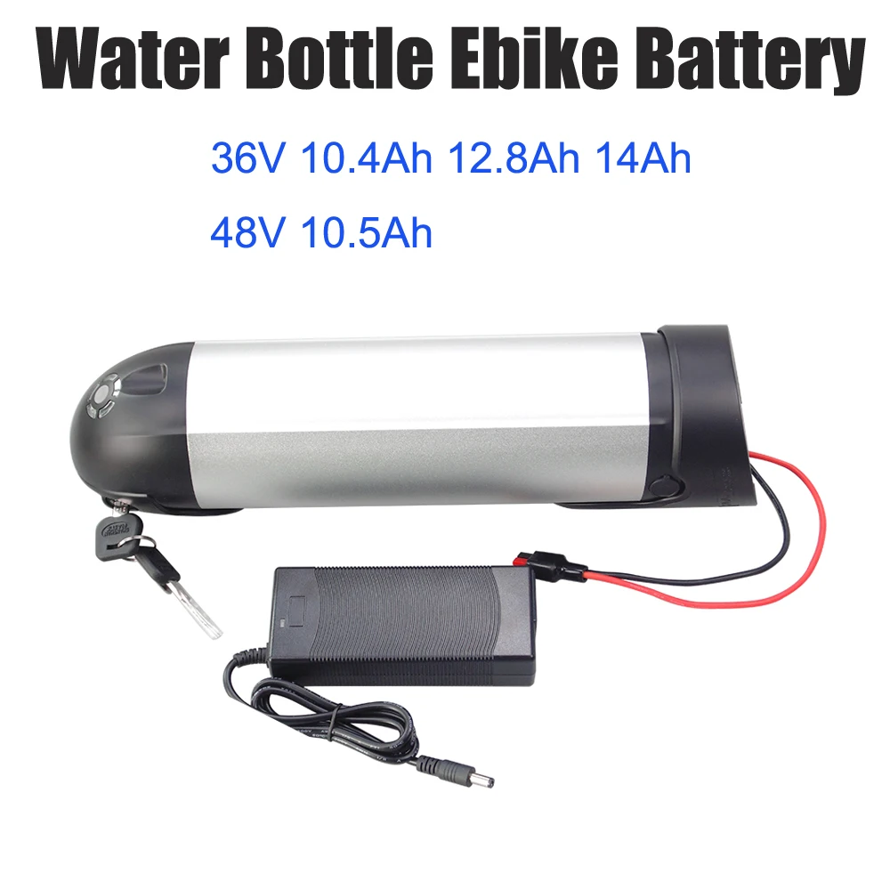 Бутылка для воды Аккумулятор электровелосипеда 36 В 10 4 Ач 11 6 12 8 14 15 48 Dolphin с боковым