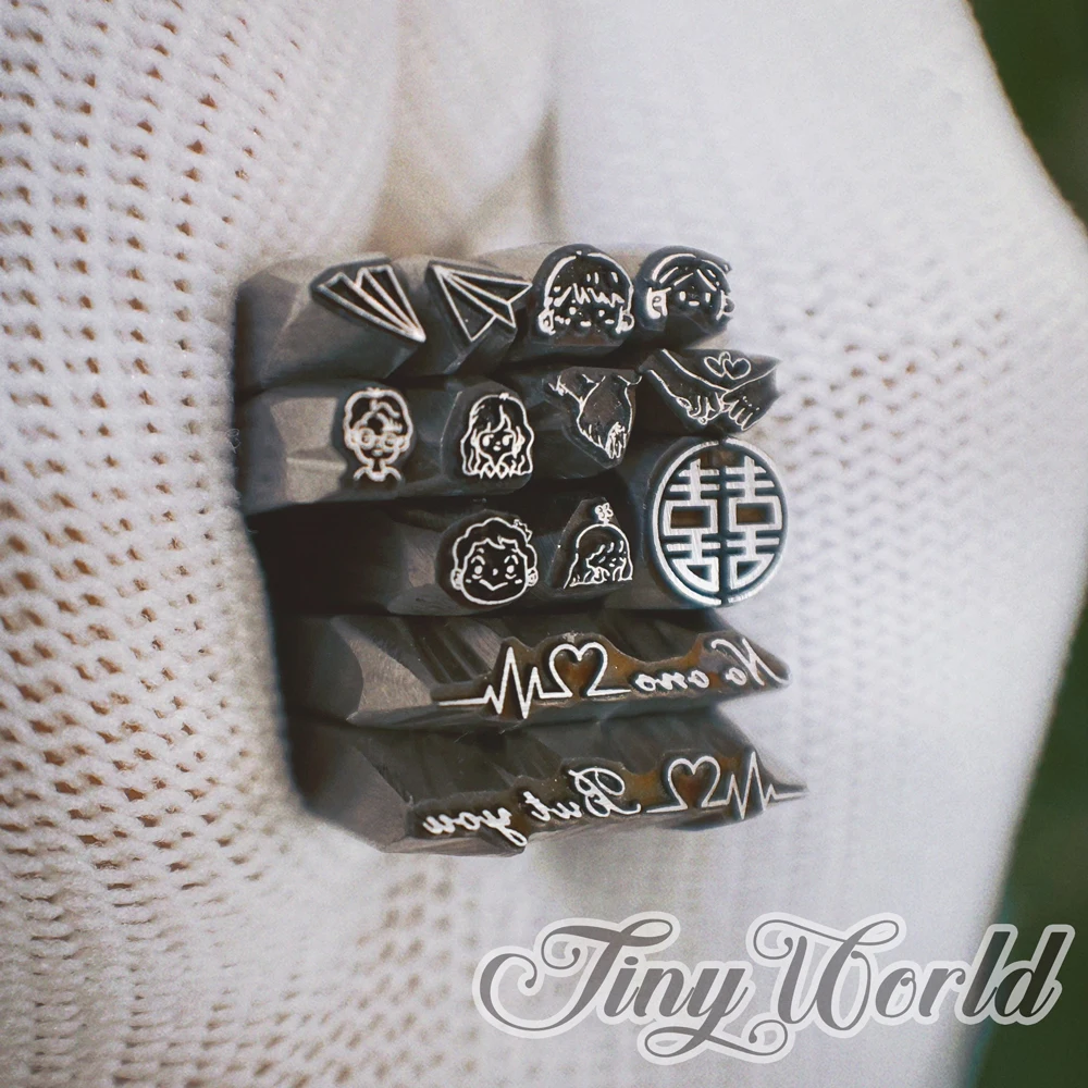 

1 шт., металлический штамп в виде сердца