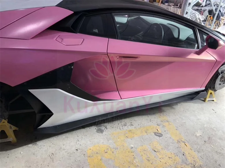 Фото Для Lamborghini Aventador LP700 LP720: комплект обвеса SVJ из полукарбона, боковые юбки, передний и задний бамперы, спойлеры. №2