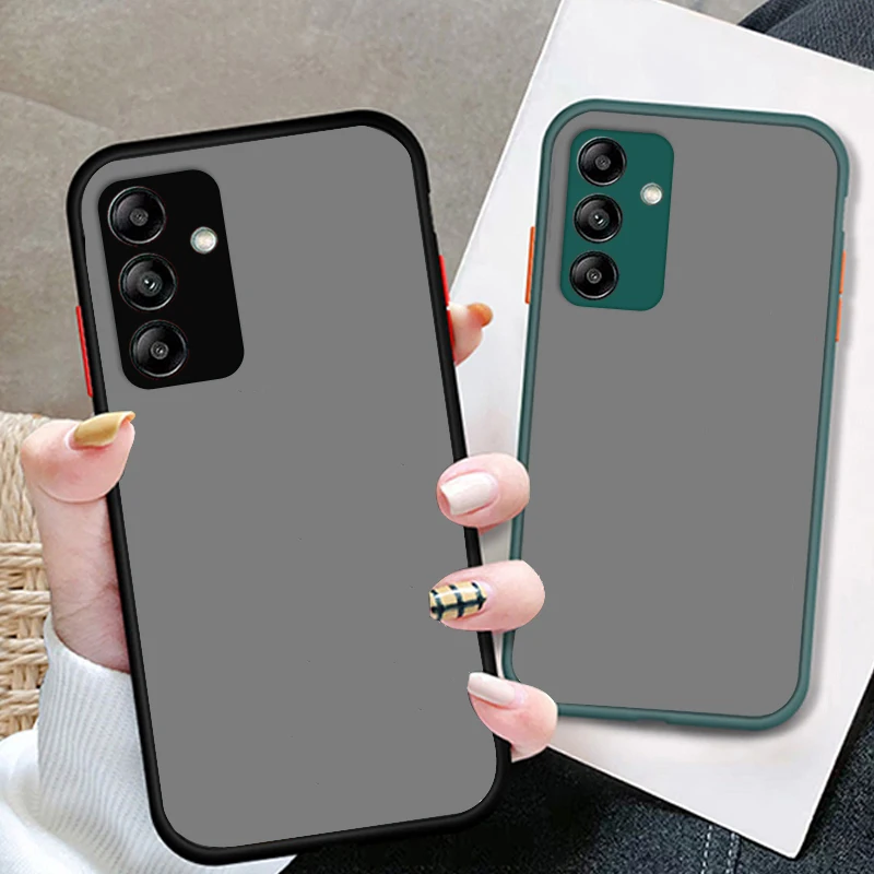 For Samsung Galaxy A04S Case Cover A04e A04 F04 M04 A04S Soft TPU Frame Matte Bumper Phone Cases For Samsung A04e A04 A04S