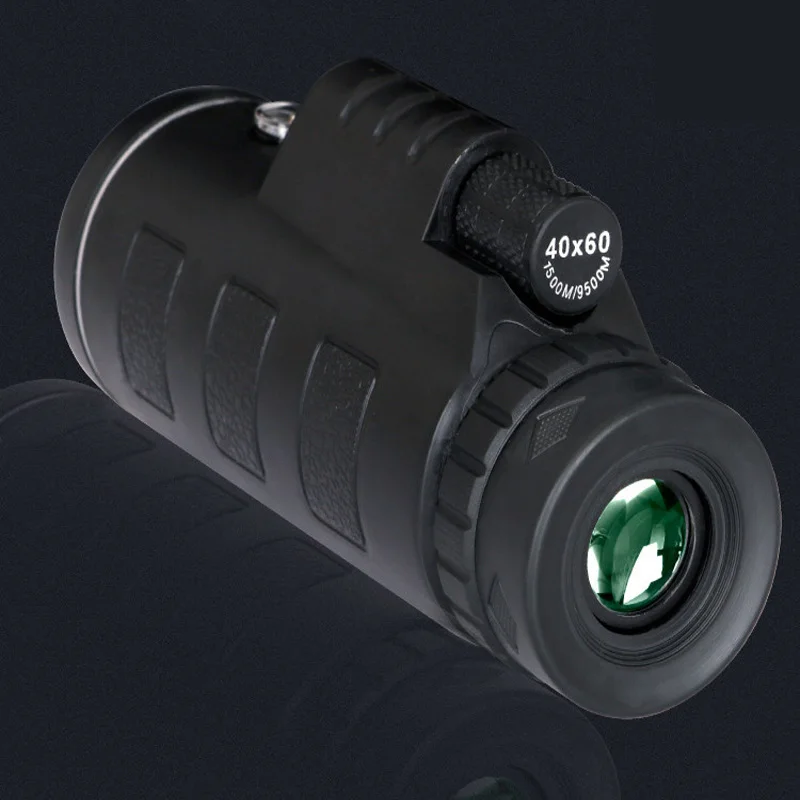

Monocular Binoculars Portable Outdoor Tool 40*60 With Compass Low Light Night Vision Waterproof Take Picture Camping Hiking