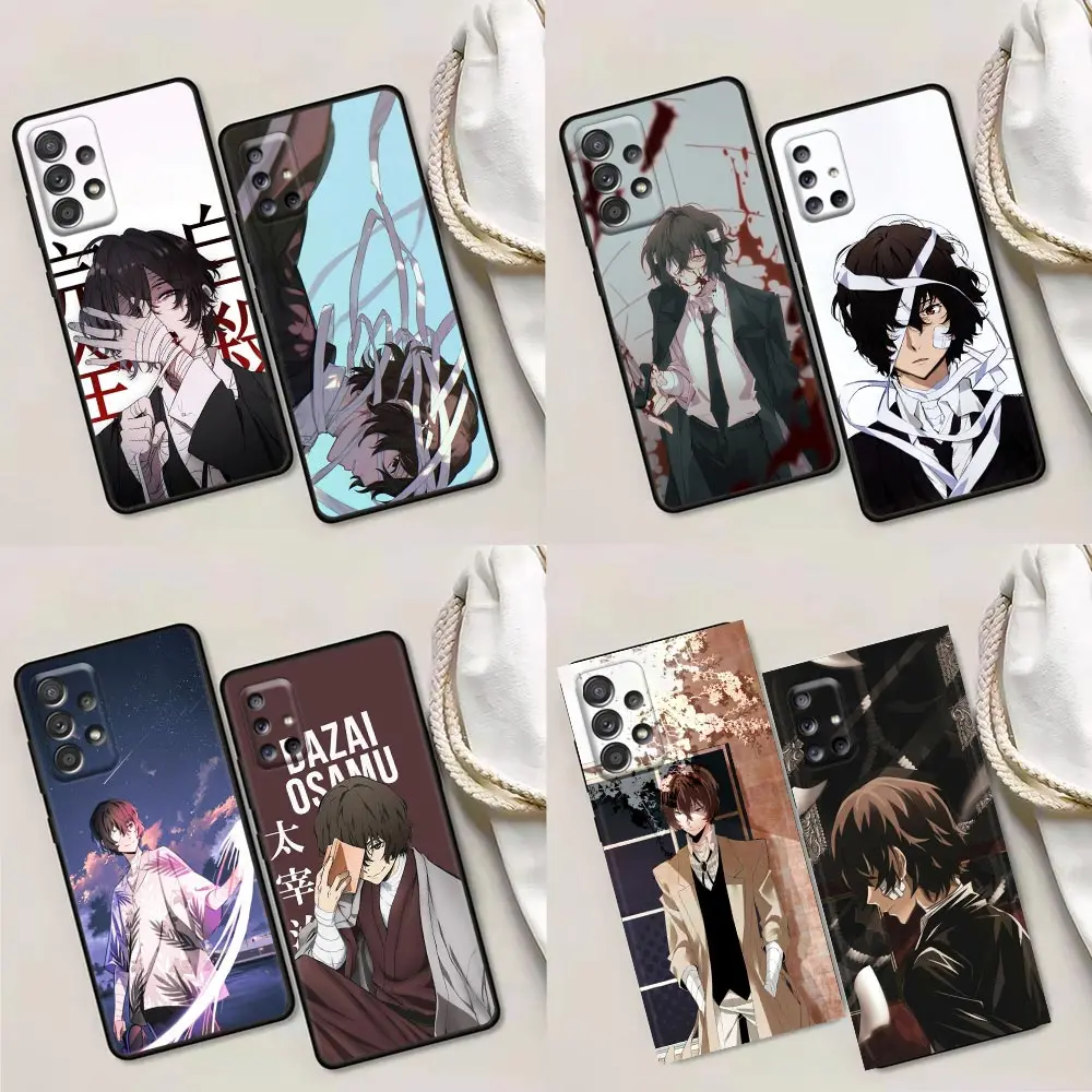 

Case for Samsung A31 A32 A41 A42 A51 4G 5G A01 A02 A03s A11 A12 A13 A21s A22 Case Fundas Anime Bungou Stray Dogs Dazai Osamu
