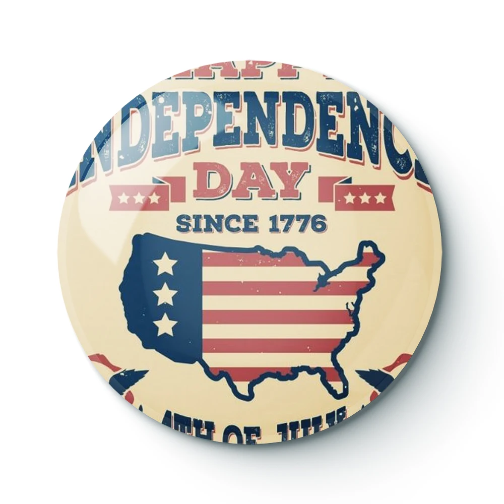 

4 июля 023 брошь на пуговицы заколка ювелирный аксессуар индивидуальная брошь модные значки на лацкан