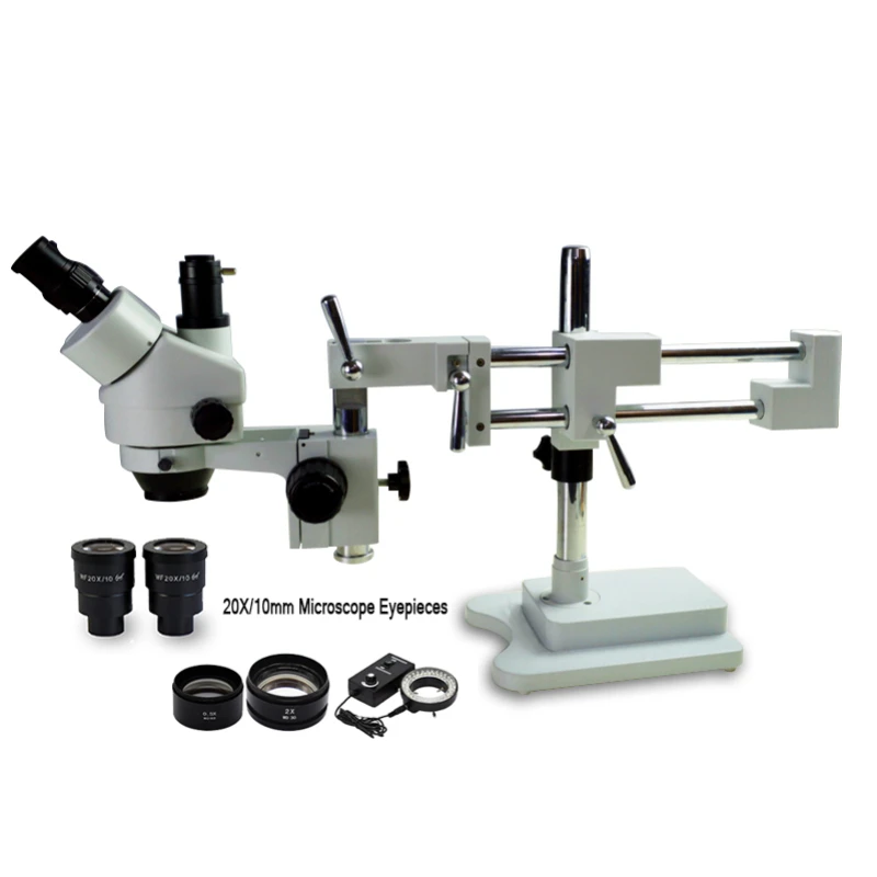 

3.5X-180X Continuous Zoom Trinocular stereo microscope