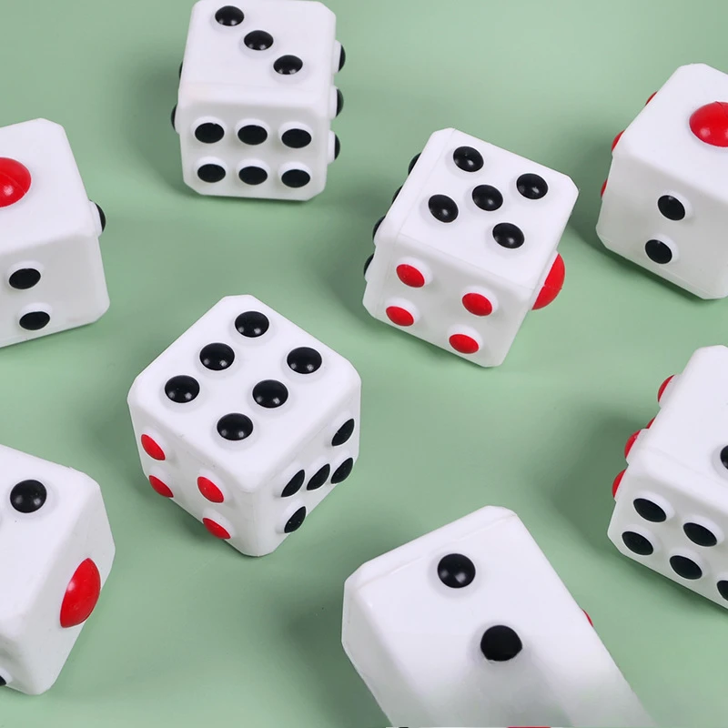 3 шт. силиконовые 3D кубики Рубика декомпрессионные игрушки для пальцев имитация