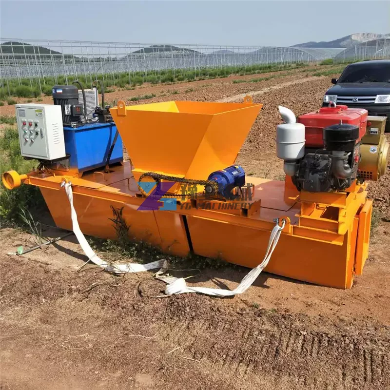 Придорожная машина скольжения YG Машина для формования траншей каналов по бетону