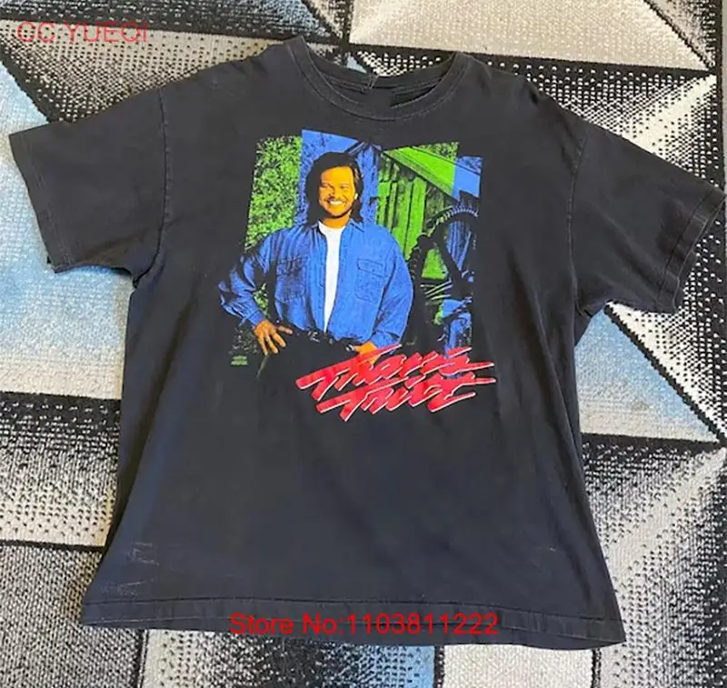 Трэвис Тритт подарок для друзей черная хлопковая футболка все размеры