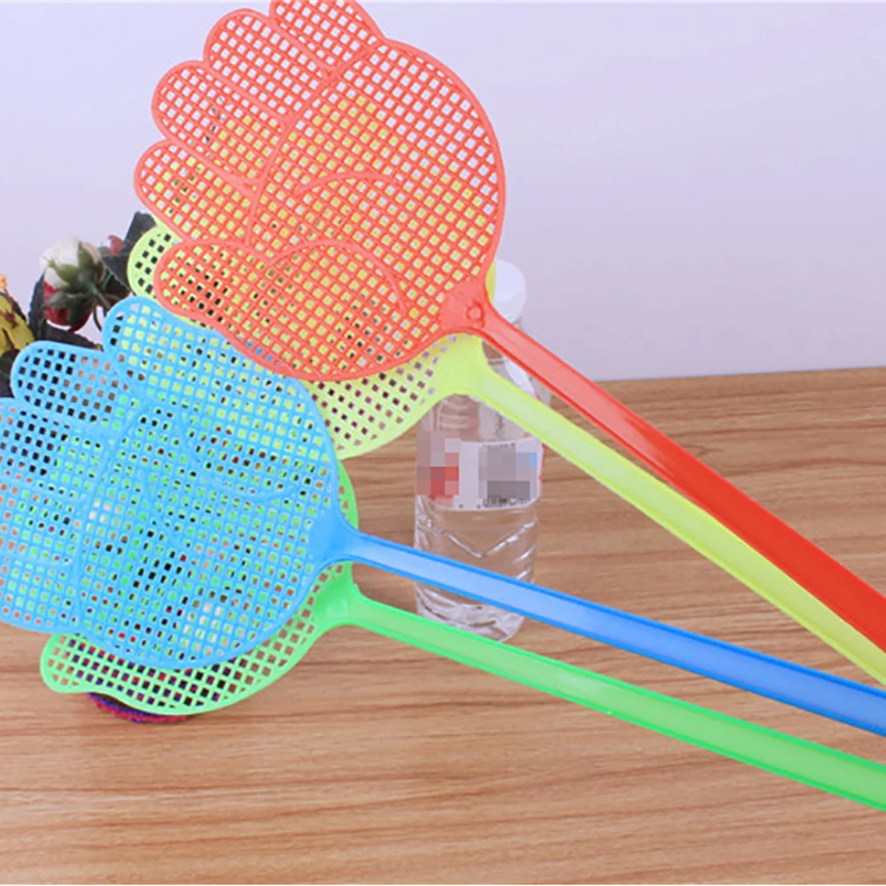 

5 шт., пластиковые Мухобойки в форме ладони для борьбы с насекомыми