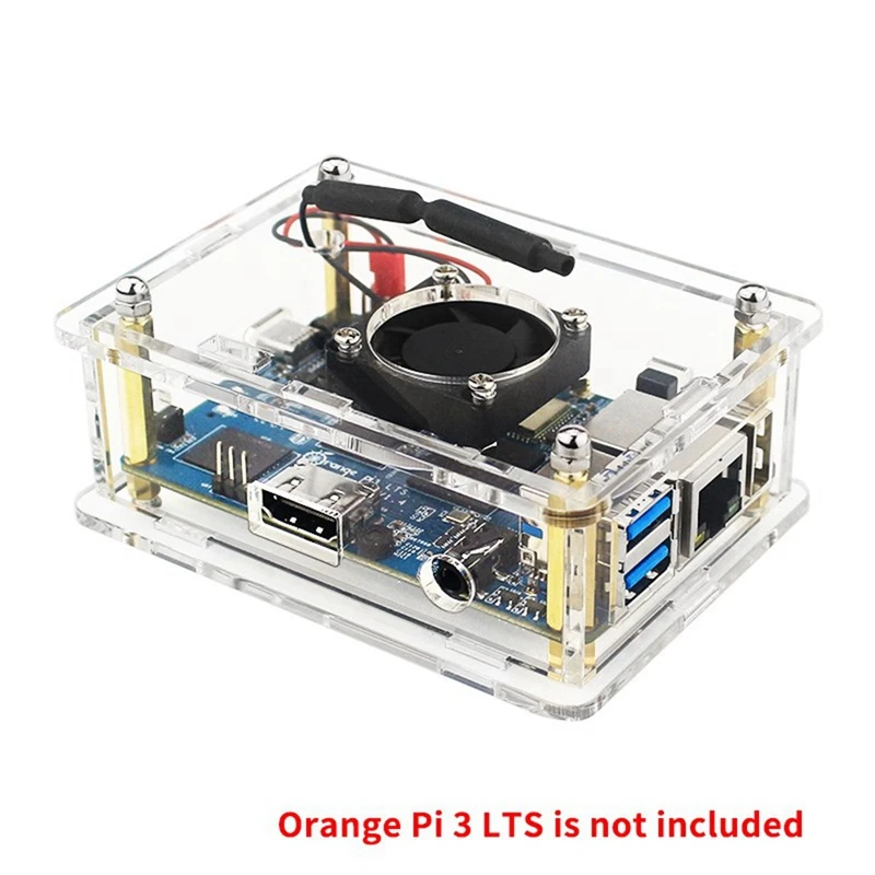 1 Набор для Orange Pi 3 LTS акриловая зеркальная отвертка с радиатором охлаждающий