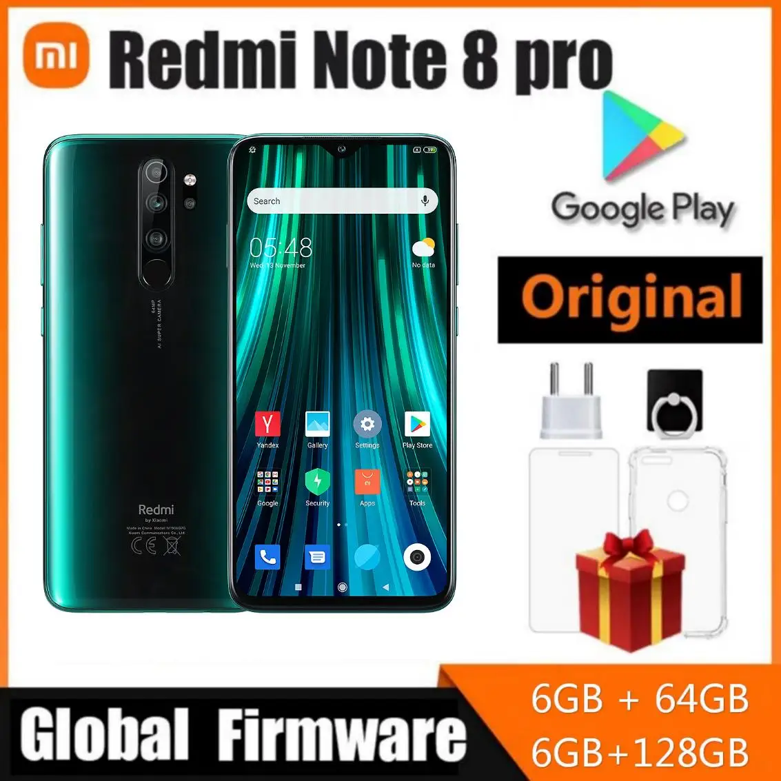 Смартфон Xiaomi Redmi Note 8 Pro 6/64ГБ 6/128ГБ 8/128ГБ global б/у