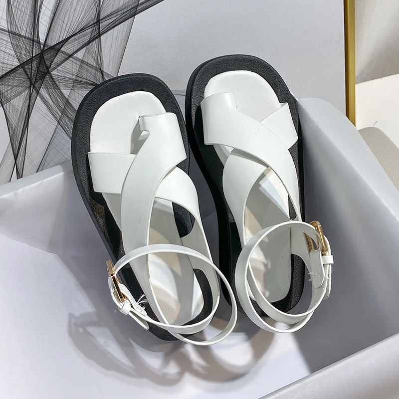 

Сандалии женские массивные Нескользящие, удобная пляжная обувь, однотонные, лето 2023