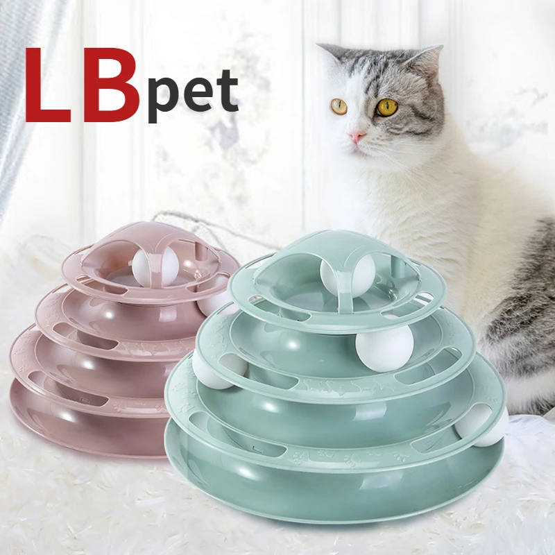 

Pet Supplies Cat Toy Tower Track Cat Toy Interactive Cat Intelligence Training Play Pan Tower Cat Tunnel Cat Tunnel Cat Toy