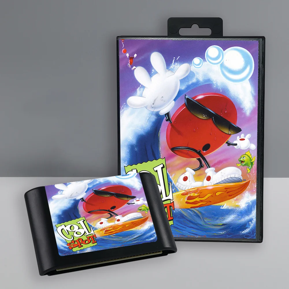 

Игровая карта Cool Spot 16-битная MD для Sega Megadrive Genesis, картридж для игровой консоли