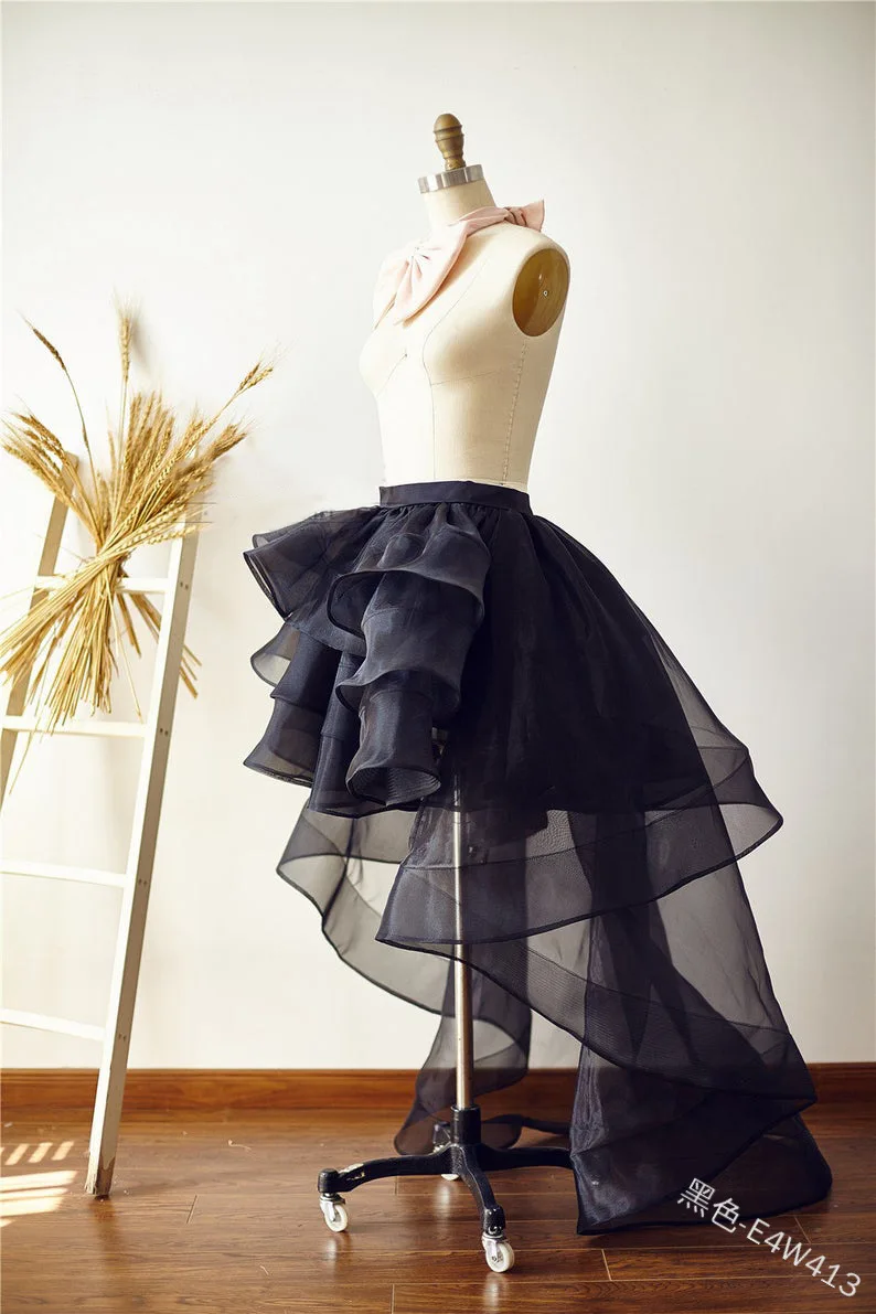 Женская юбка с юбкой-готикой Однотонная средневекового карнавала со шлейфом в