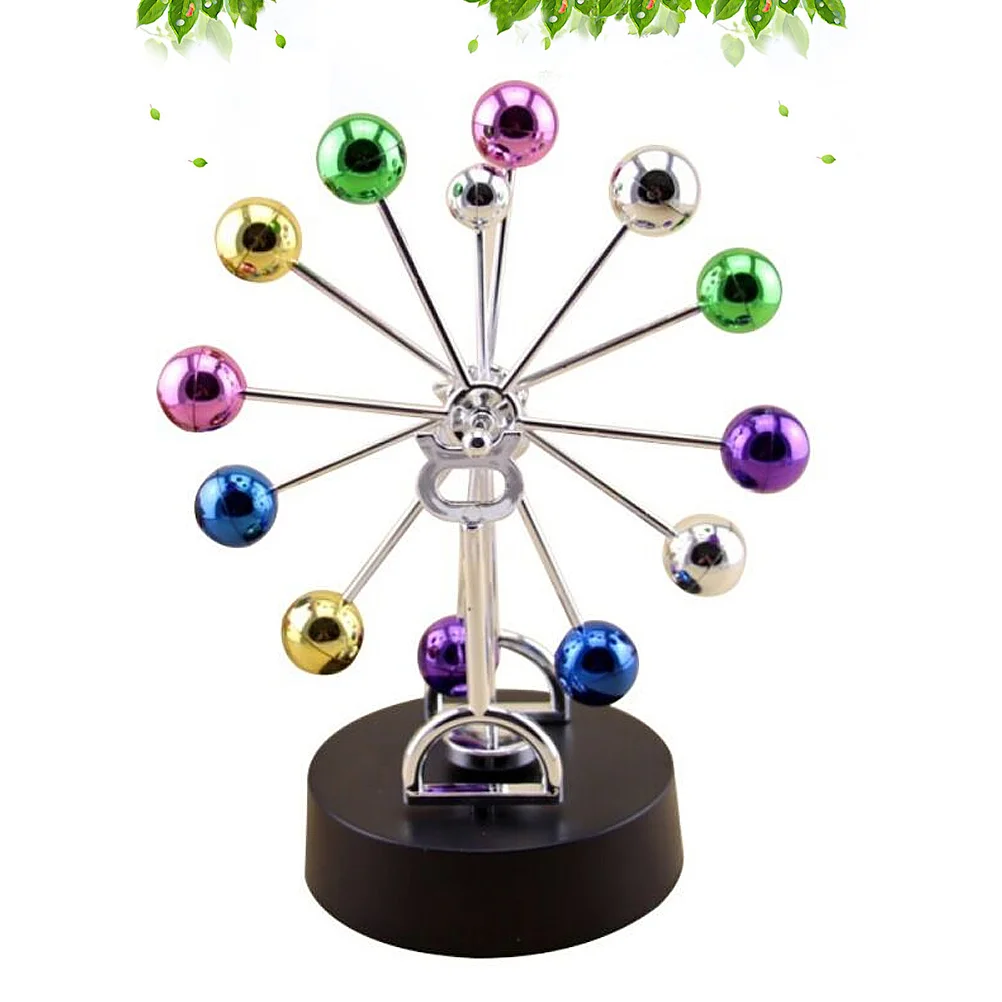 

Motion Perpetual Toy Pendulum Desk Science Physics Sculpture Revolving Physical Desktop Newton Toys Gadget Mechanics Instrument