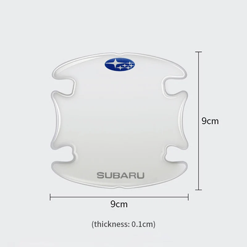 Наклейки на дверную ручку автомобиля наклейки с защитой от царапин для Subaru Forester