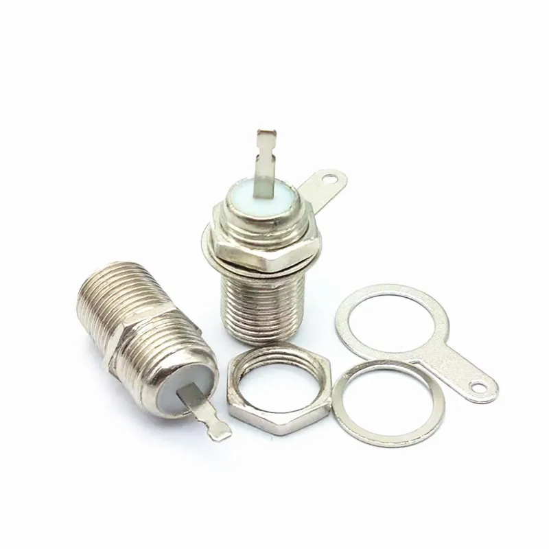 

5pcs F Type Coupler Adapter Connector Female F61 Jack Cable High quality Connector Plug DIY