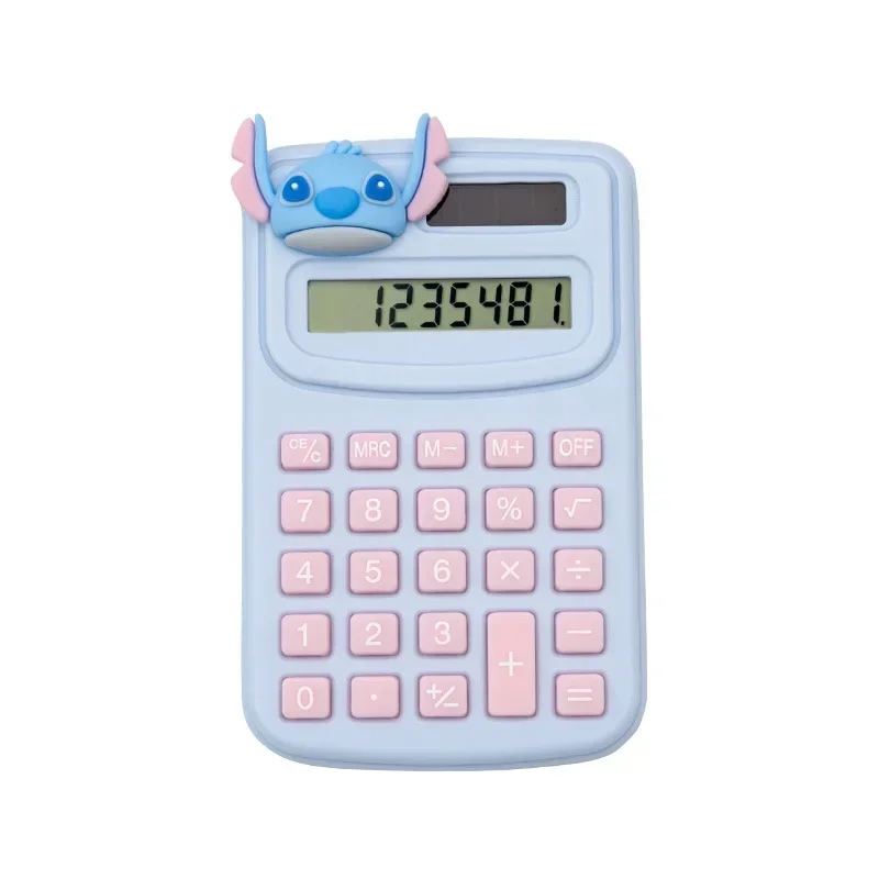 Калькулятор Стич Disney милые Мультяшные офисные принадлежности школьные удобные