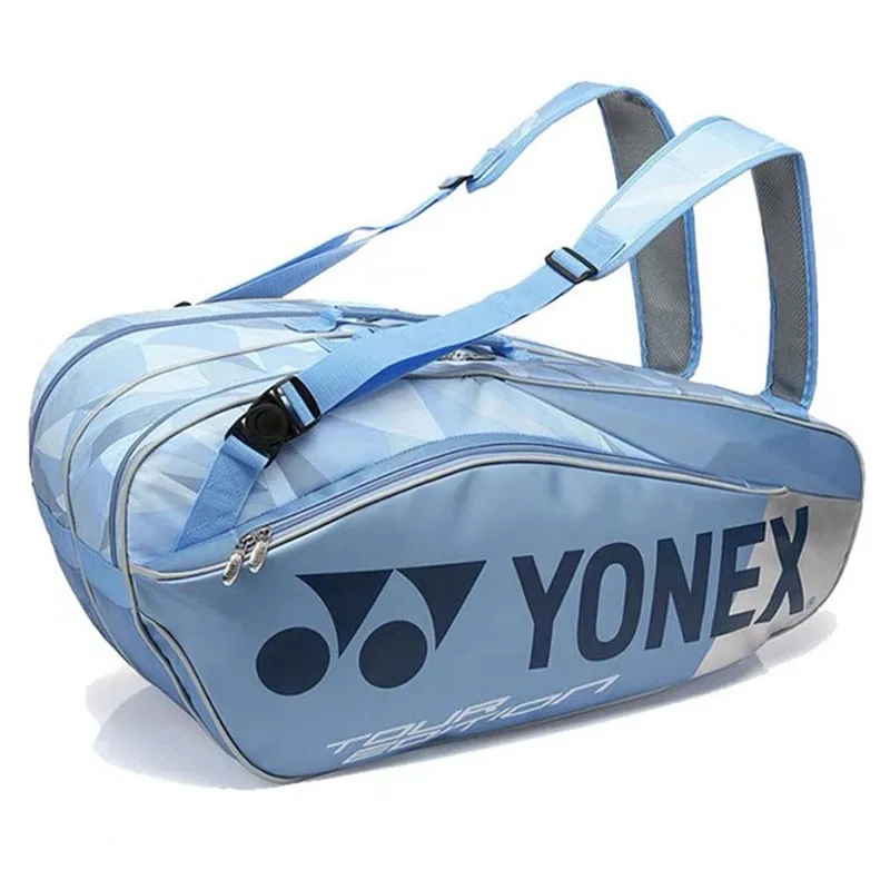YONEX Tour Edition PU Large Tennis Bag With Shoes Compartment For Women Men Waterproof Max For 8 Rackets Badminton Racquet Bag