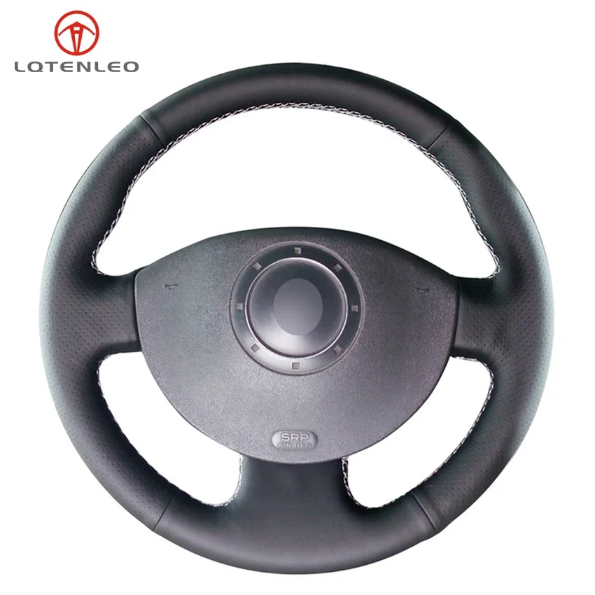 LQTENLEO черная искусственная кожа для Renault Megane 2 2003-2008 Kangoo 2008-2012 Scenic 2003-2009