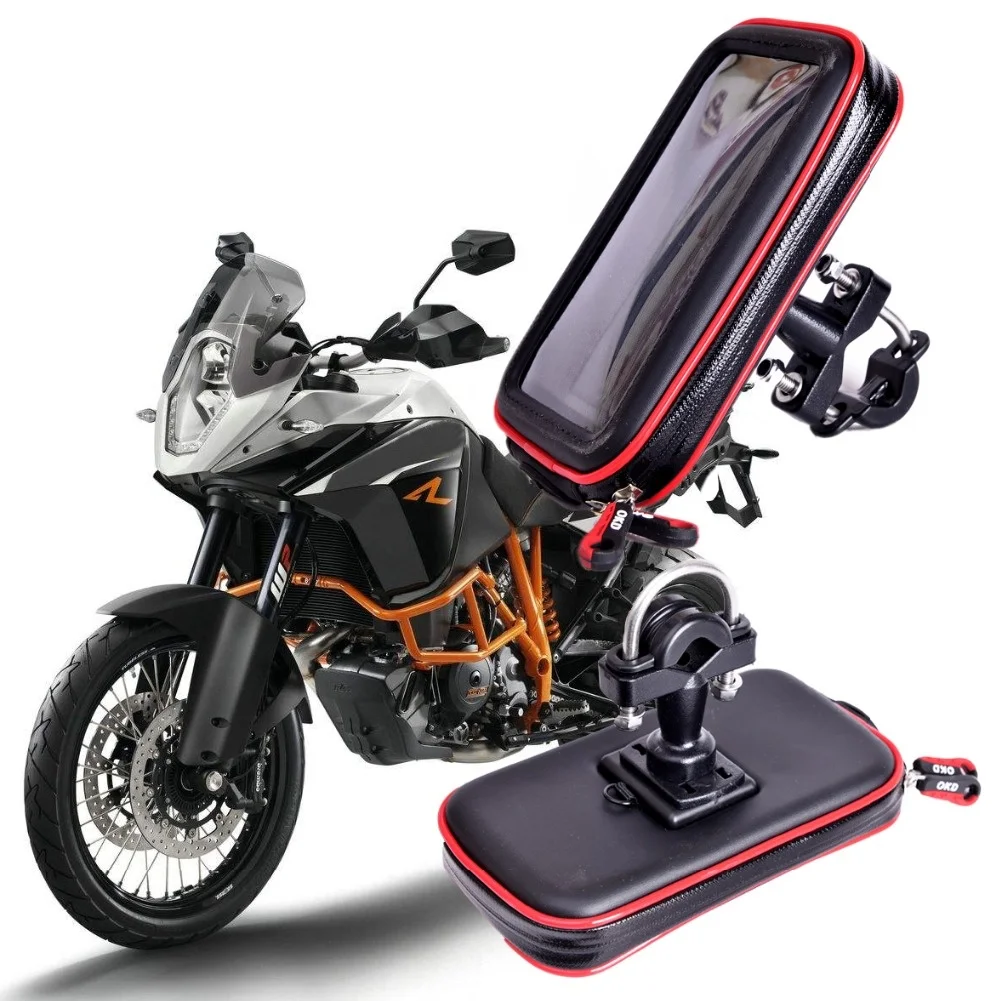 

2022 most recent proof update dgps water bag gps motorcycle holder phone Bicycle bag handlebars motorcycle mount card