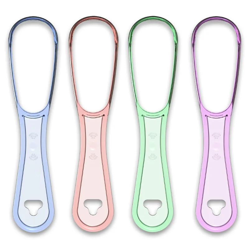 

Tongue Scraper Tongue Coating Cleaning Scraping Breath Tongue Cleaning Scraper Food Grade PP Material beauté et santé