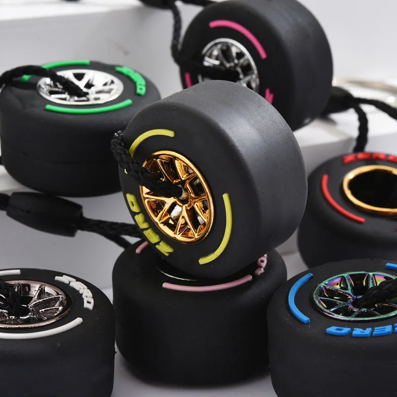 Лидер продаж брелок для автомобильного колеса турбо ключей с колесной втулкой