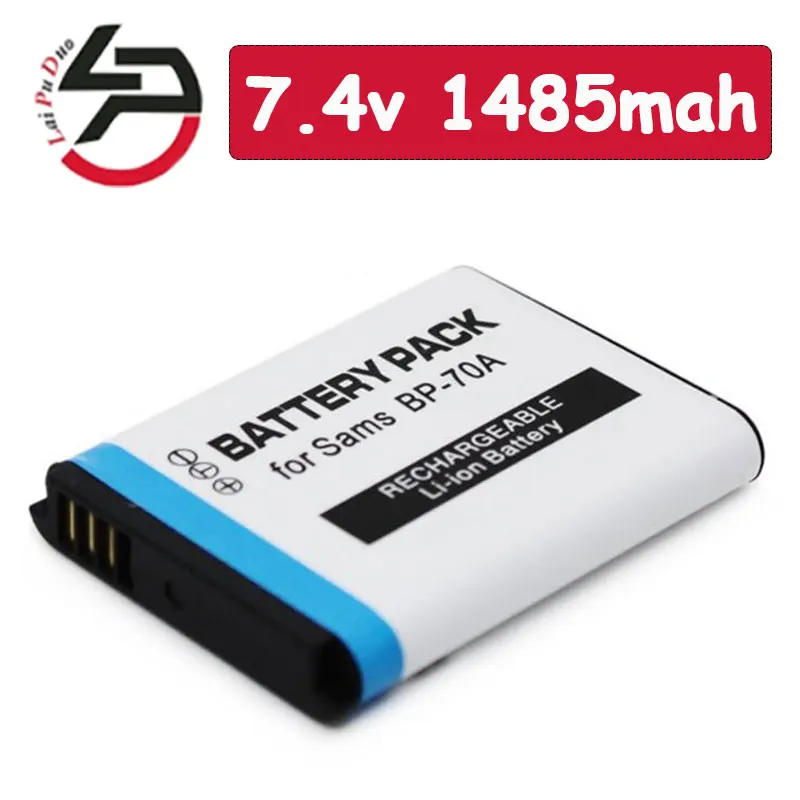 1280 мАч 100% Новый Сменный аккумулятор для камеры Samsung BP70A BP-70A ST66 ST700 ST88 ES65 PL120 PL170 ES80 PL20 ES70 ES95